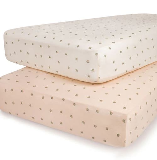 Crib Sheet Set Baby Fitted  2 Pack In Vintage Floral