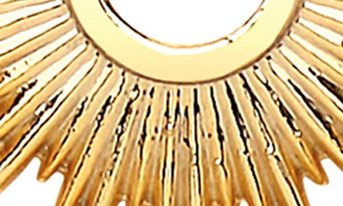 Estella Bartlett Half Sunburst Pendant Necklace In Gold