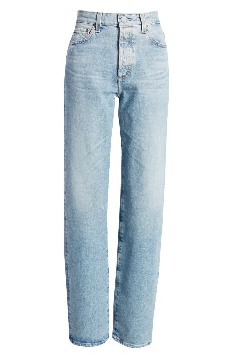 AG Alexxis High Waist Straight Jeans, Alternate, color, 