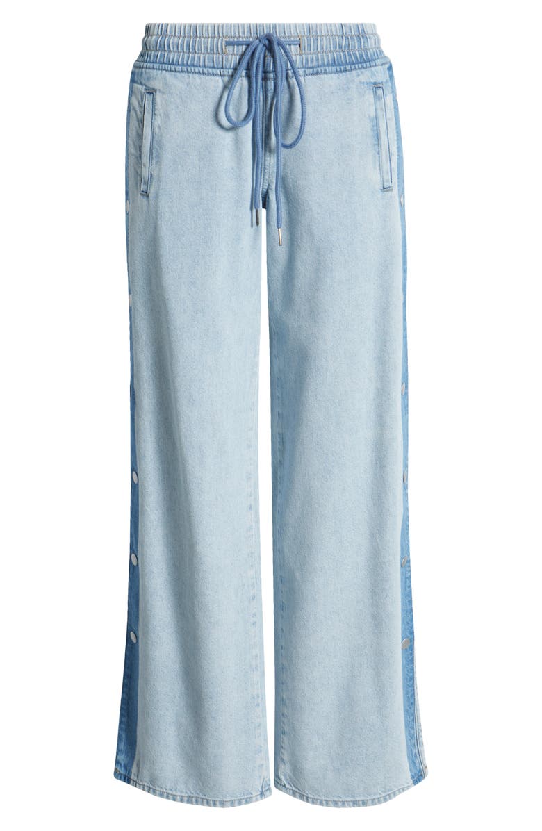 PTCL Side Snaps Wide Leg Jeans, Alternate, color, Indigo