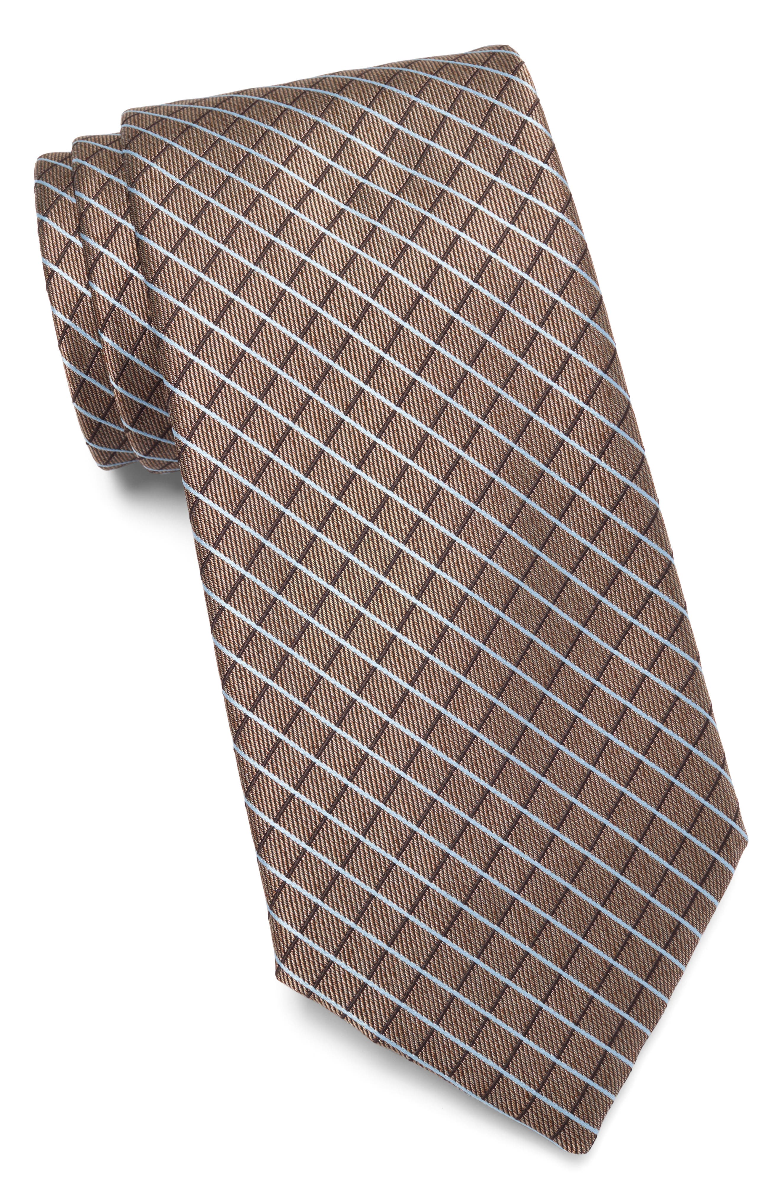 Michael Kors Ramona Grid Print Tie