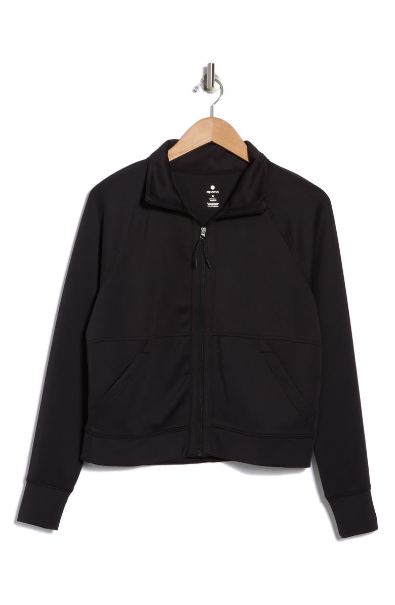 APANA Powerhouse Full Zip Sweatshirt, Alternate, color, Rich Black