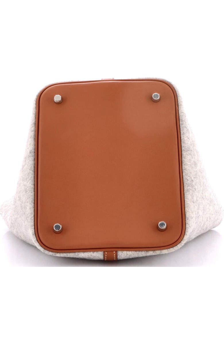 Pre-Owned Hermes Picotin Lock Bag Felt with Leather PM, Alternate, color, Vert Clair