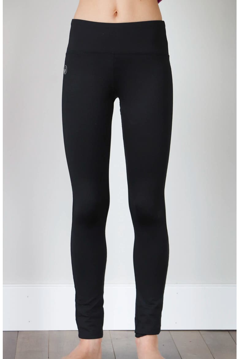 Basic Black Activewear Leggings, Alternate, color, Black