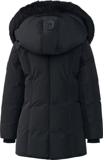 Kids' Leelee Genuine Shearling Trim Down Puffer Jacket