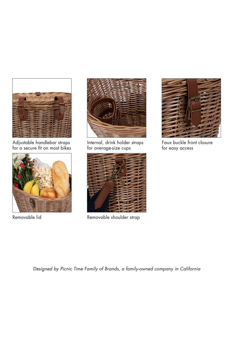 Cambridge Bike Basket, Alternate, color, BEIGE