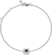 Monica Vinader February Birthstone Chain Bracelet