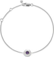 Monica Vinader February Birthstone Chain Bracelet
