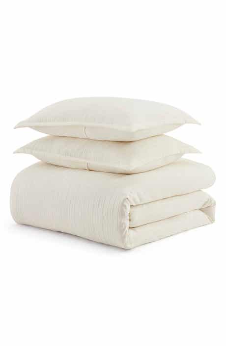 Rowan Microfiber Chenille Jacquard Duvet Cover Set