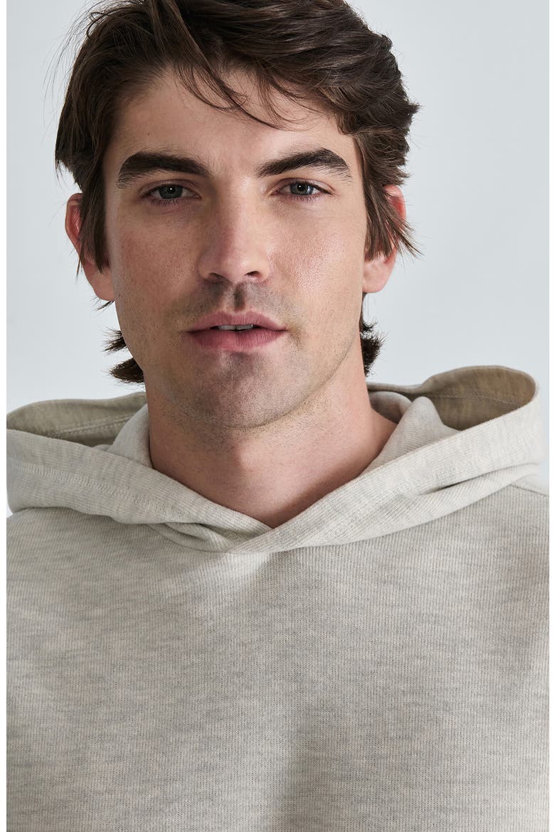 Cotton Blend Hoodie, Alternate, color, GREY MELANGE