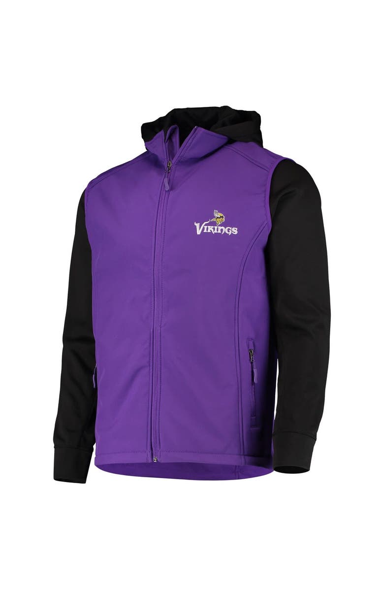 DUNBROOKE Men's Dunbrooke Purple/Black Minnesota Vikings Alpha Full-Zip Jacket, Alternate, color,
