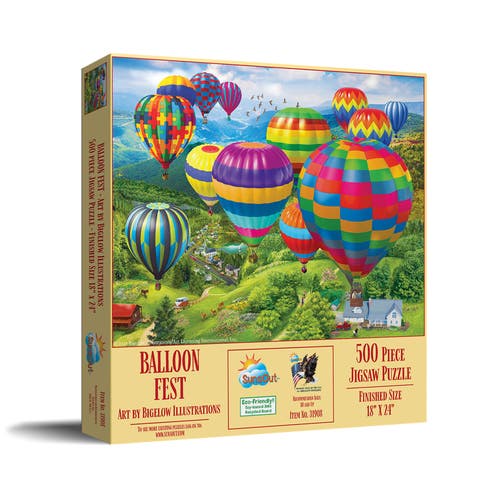 Balloon Fest 500 piece Jigsaw Puzzle for Adults
