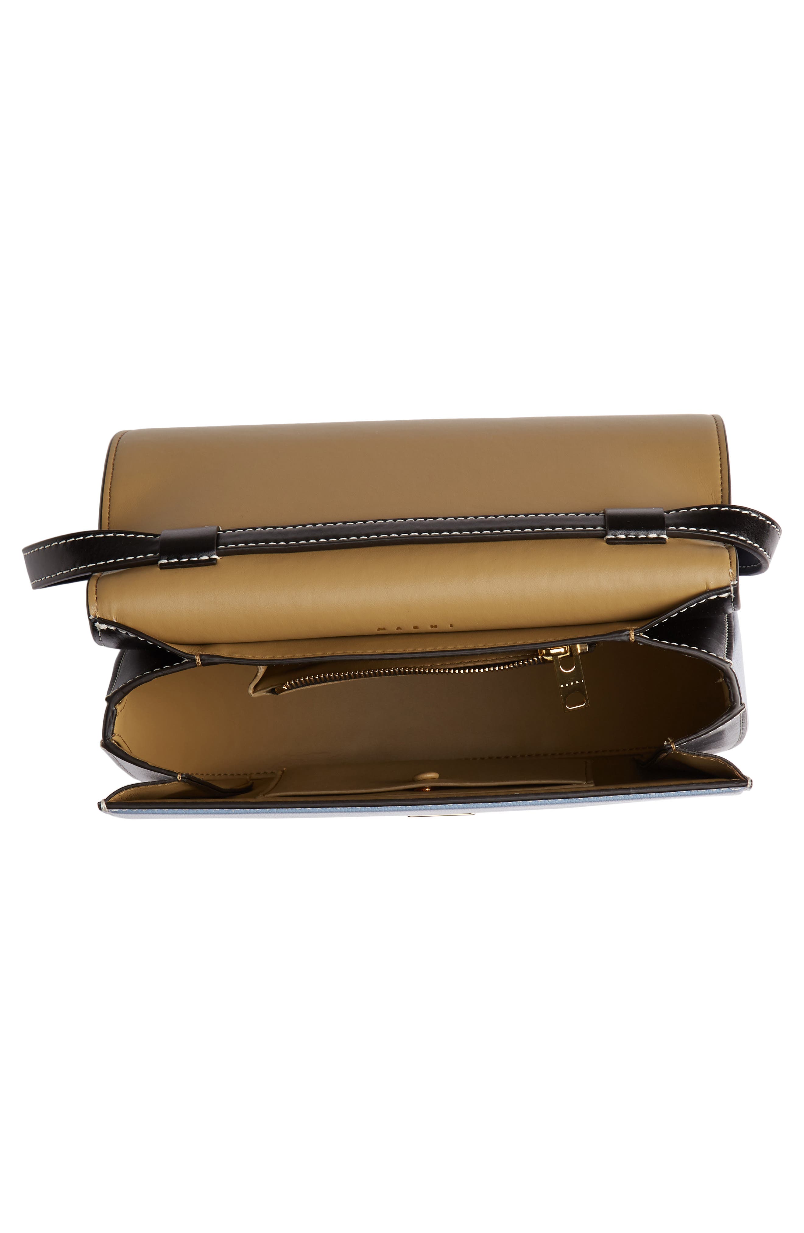 Galet Leather Crossbody Bag, Alternate, color, OPAL/ BLACK
