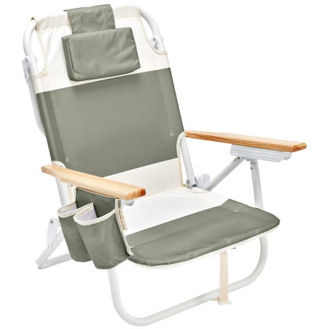 Seagrass Block Deluxe Beach Chair