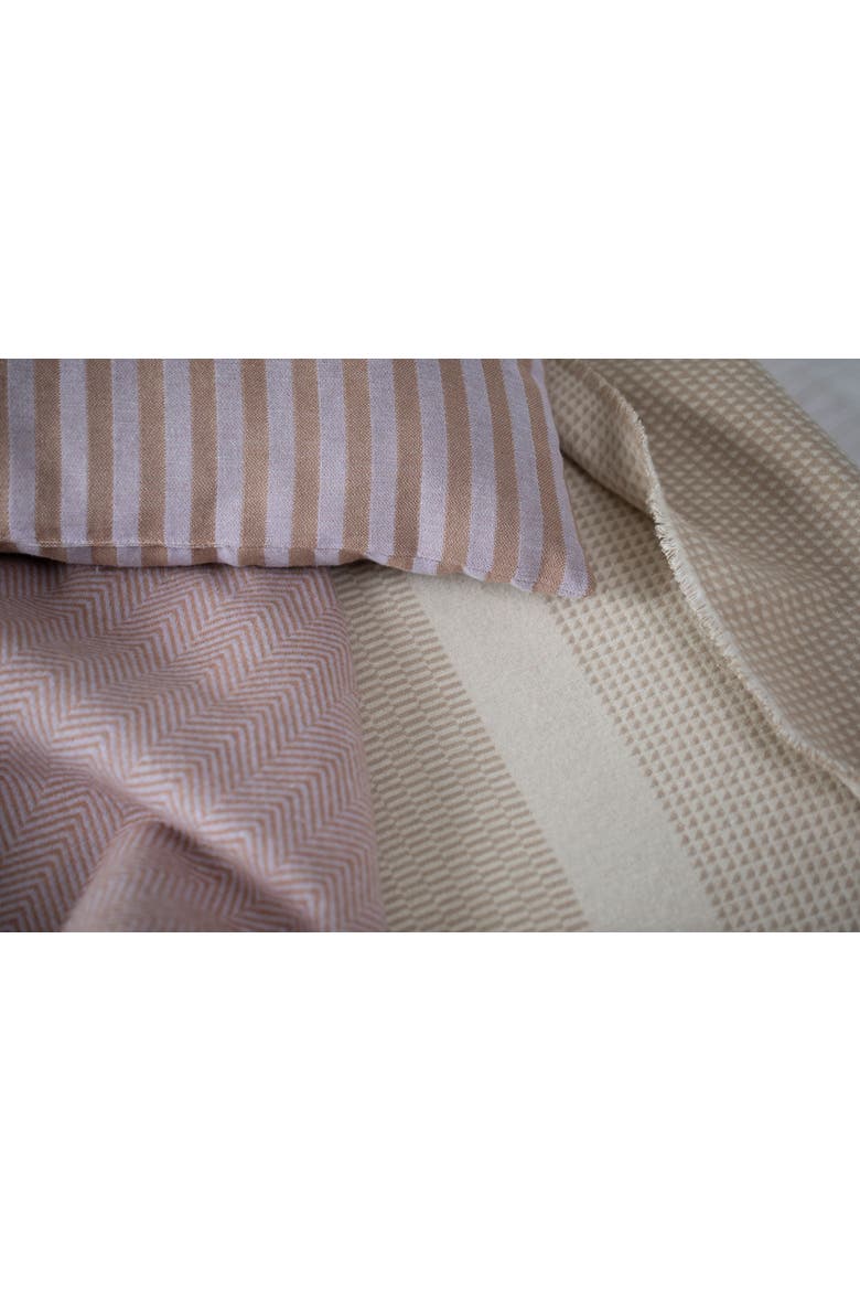 Luca Herringbone Bedspread, Alternate, color, Lilac
