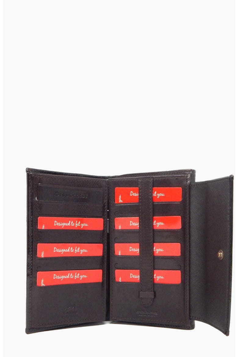 Honor Leather Wallet 204, Alternate, color, Brown