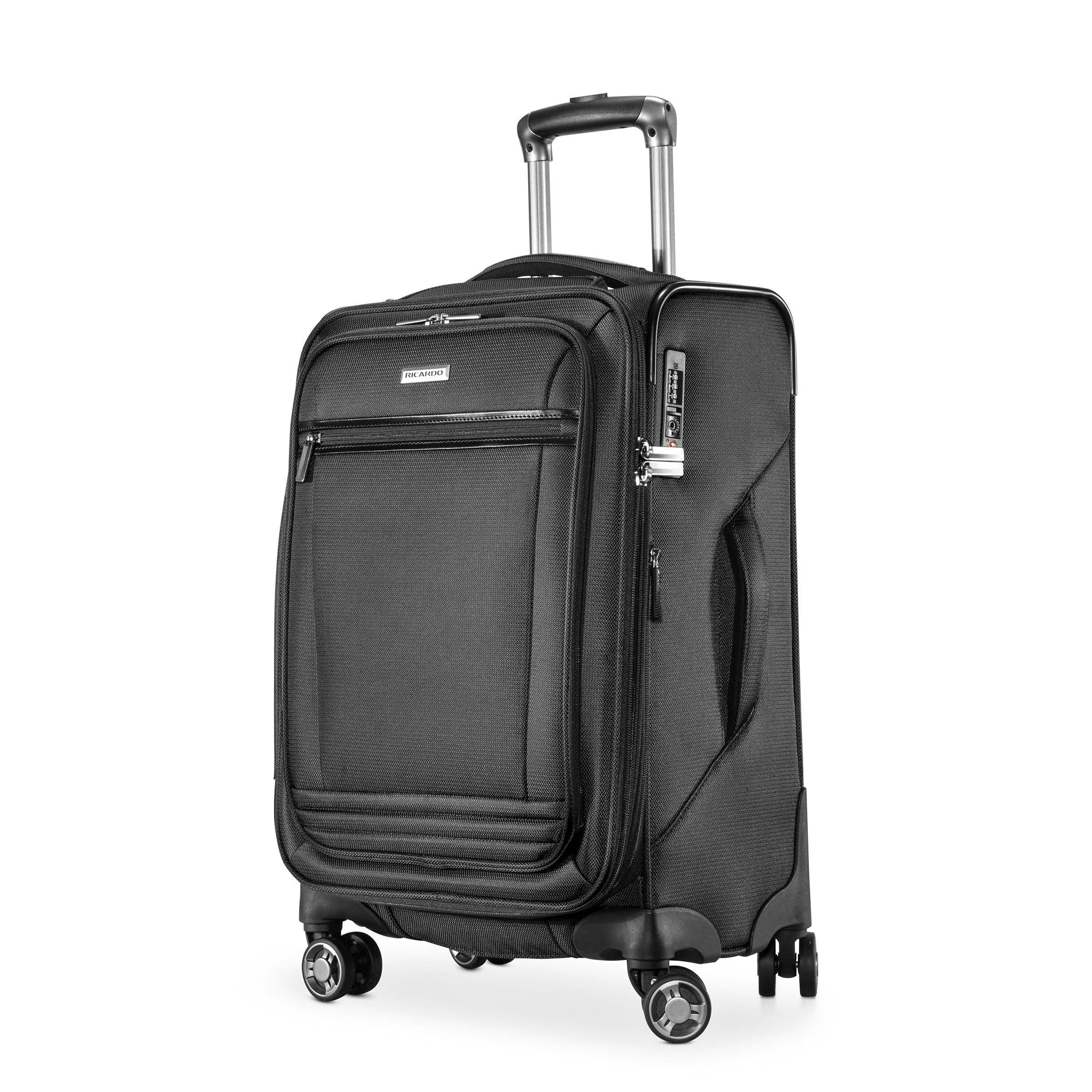 Ricardo Beverly Hills Avalon Softside 20" Carry On Spinner, Main, color, Black
