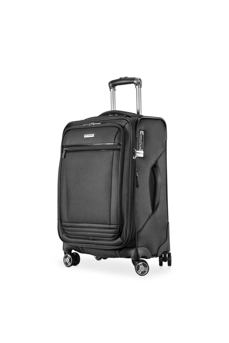 Avalon Softside 20" Carry On Spinner, Main, color, Black