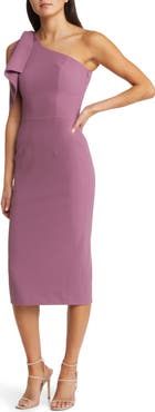 Dress the Population Tiffany One-Shoulder Midi Dress