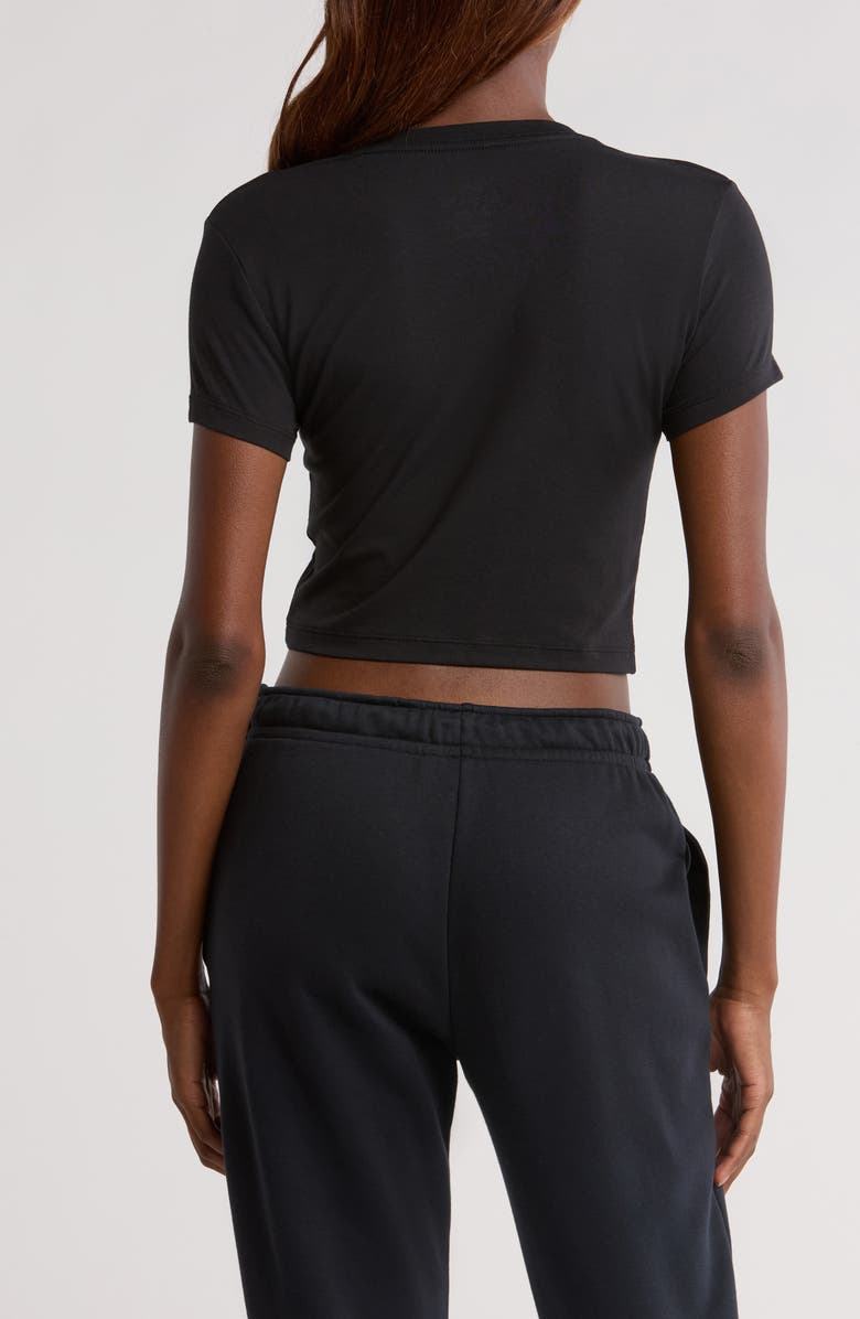 Nike After Dark Tour Slim Cropped T-Shirt, Alternate, color, Black