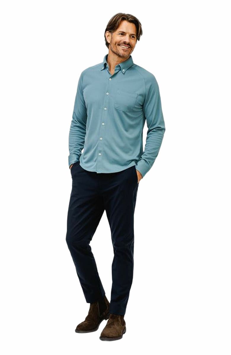 Ministry of Supply Men's Apollo Raglan Sport Shirt, Alternate, color,