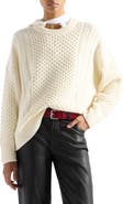 7 For All Mankind Fisherman Wool Sweater