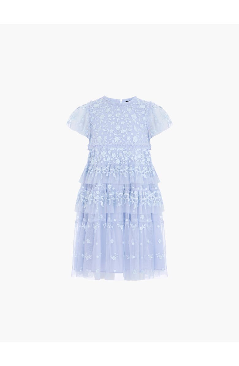 Needle & Thread Angelica Lace Kids Dress, Alternate, color, Dusk Blue