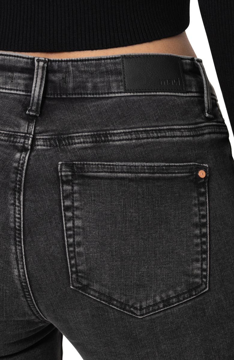 Mavi Jeans Kendra High Waist Straight Leg Jeans, Alternate, color, Smoke Brushed Flex Blue