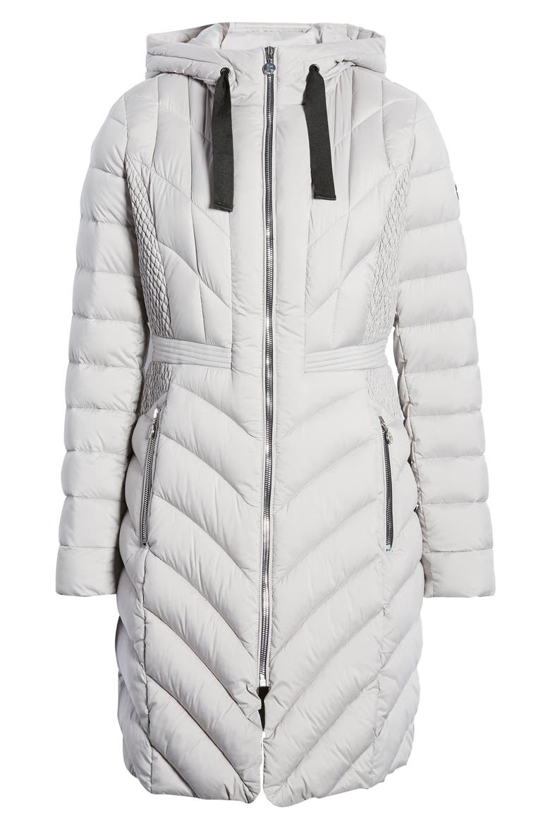 Packable Hooded Walker Coat, Alternate, color, OPAL GREY