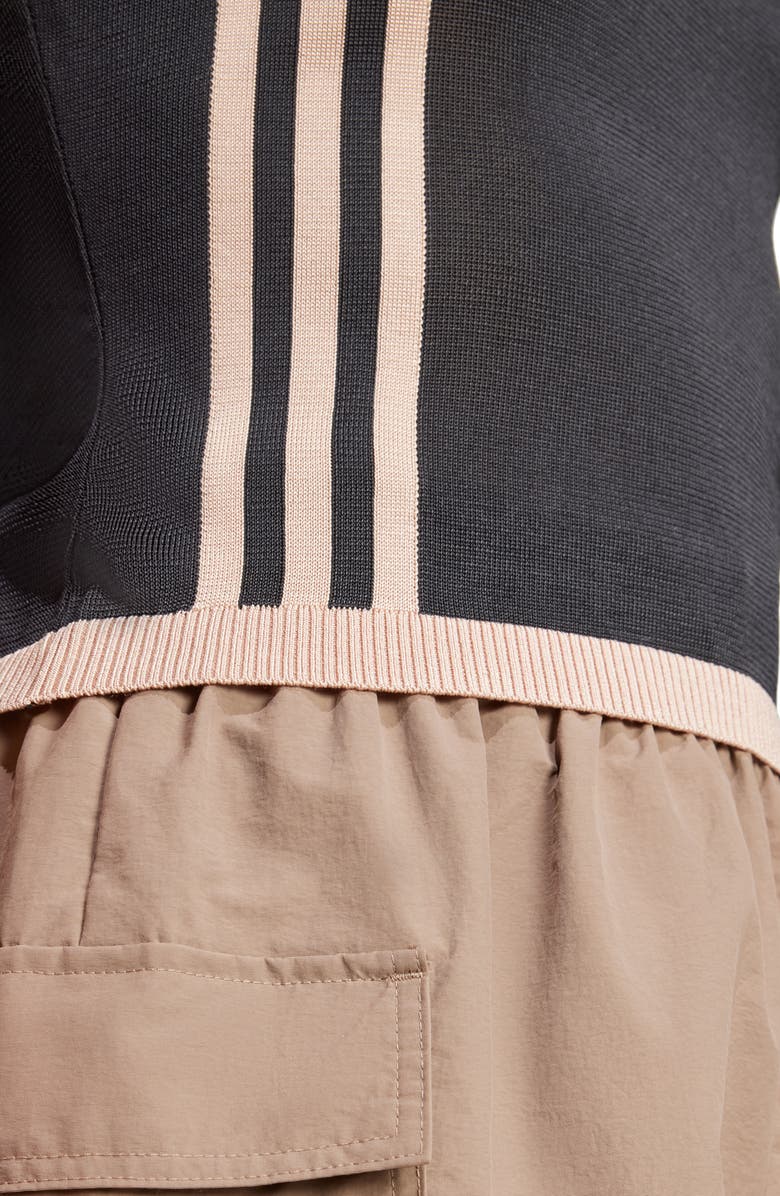 adidas Originals 3-Stripes Knit T-Shirt, Alternate, color, 