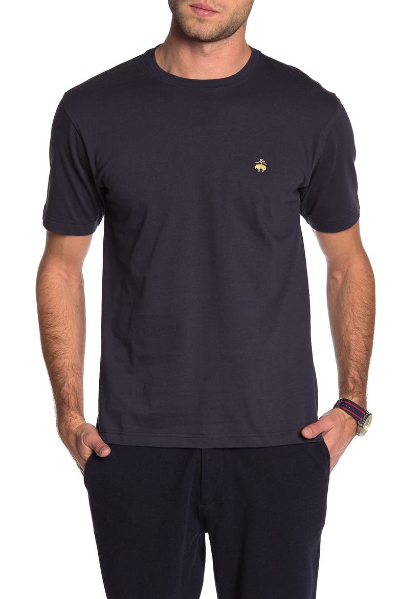 Embroidered T-Shirt, Main, color, NAVY