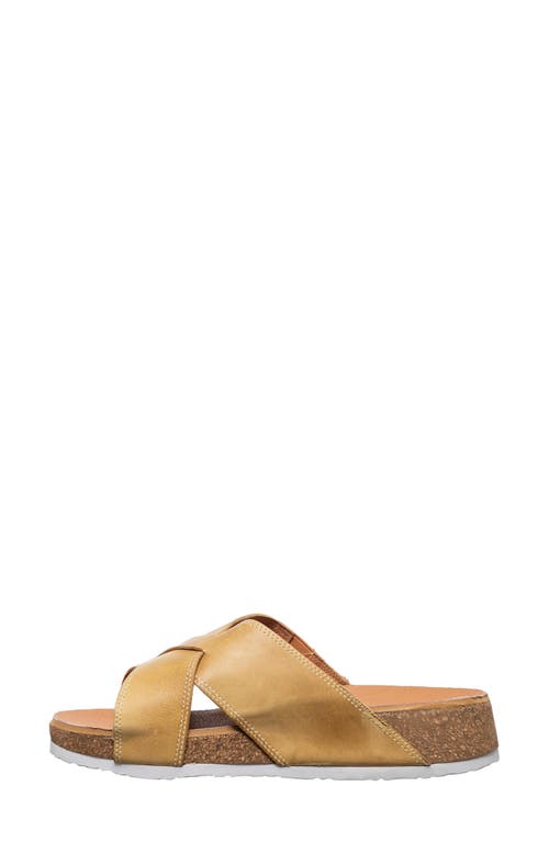 Antelope Adeline Slide Sandal In Yellow