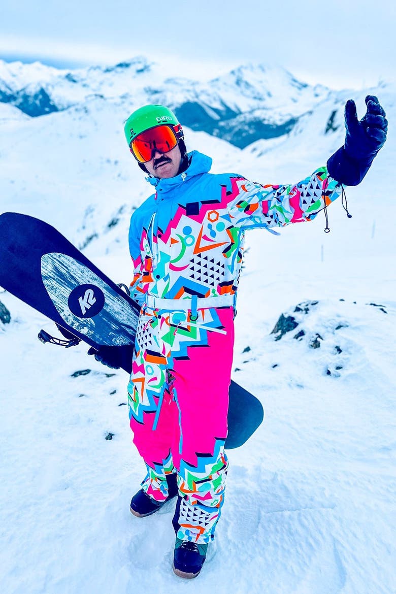 Nuts Cracker Ski Suit, Alternate, color, multi-colour