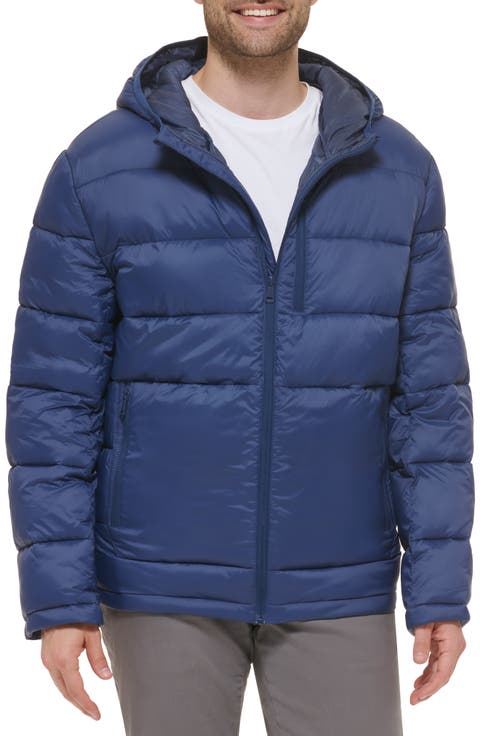 Hooded Nylon Puffer Jacket