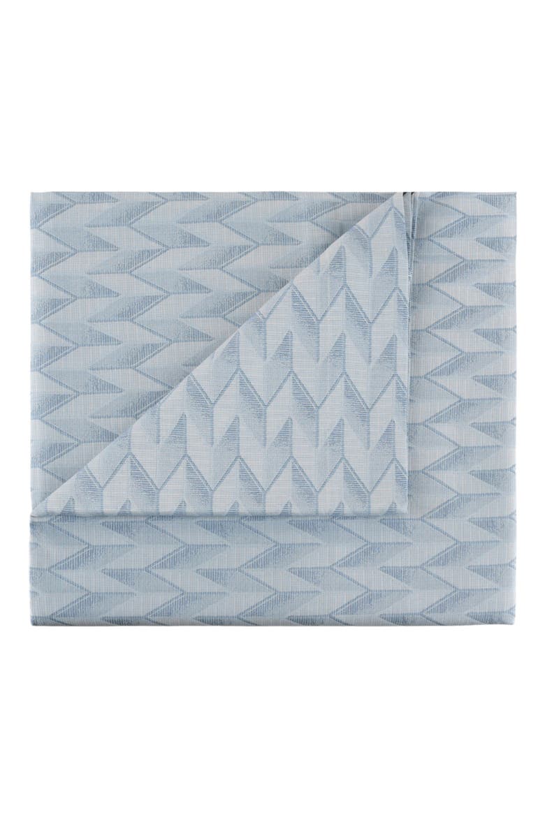 Sestriere Cotton Flat Sheet, Main, color, AZURE BLUE