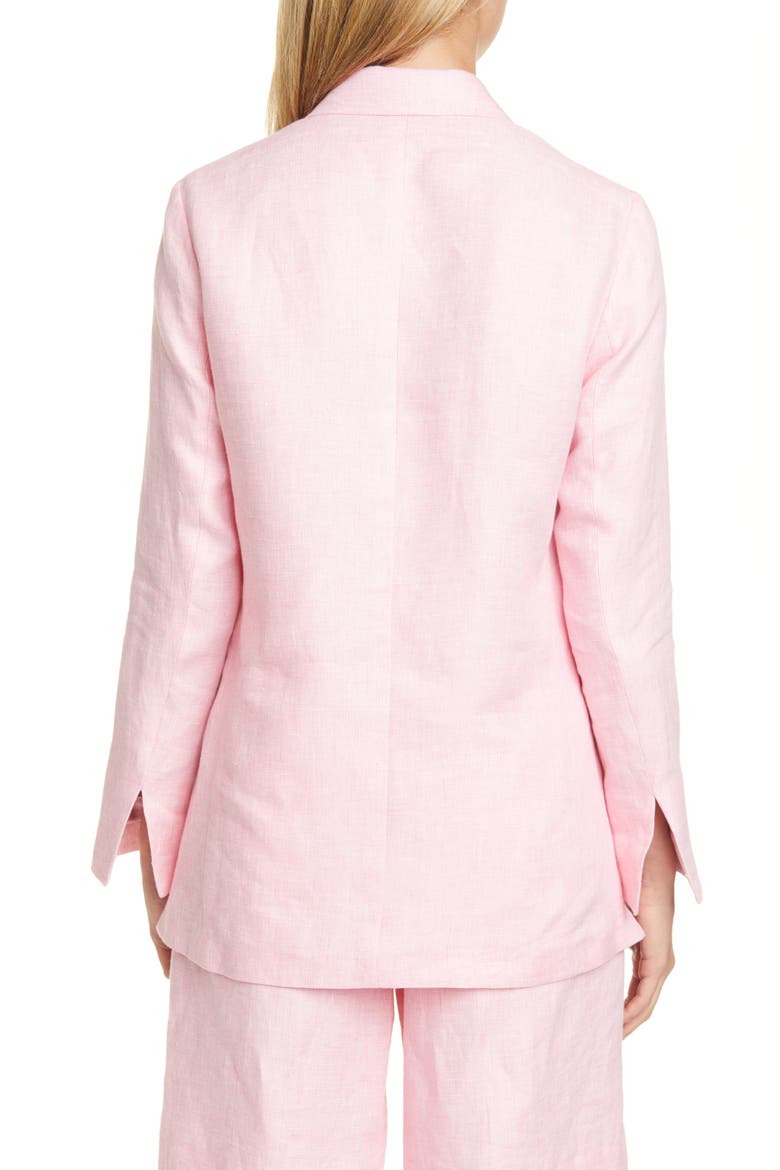 Viv Linen Blazer, Alternate, color, CONCH SHELL