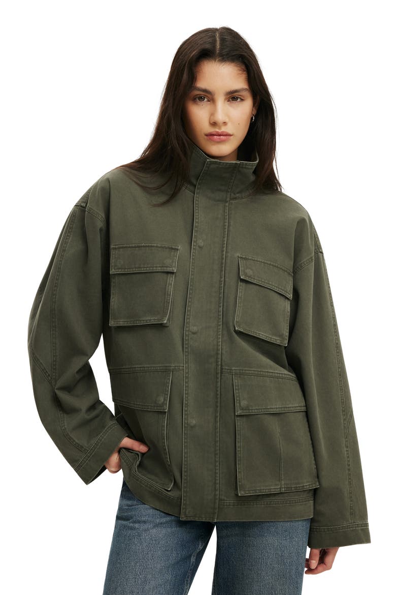 Women's Eavis Parka Jacket, Main, color, Washed Green