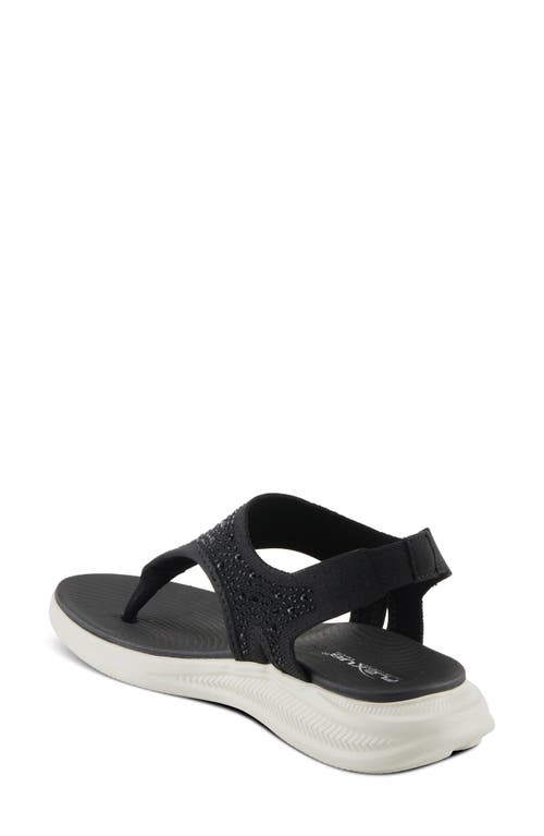 Flexus By Spring Step Springall Slingback Platform Sandal In Black