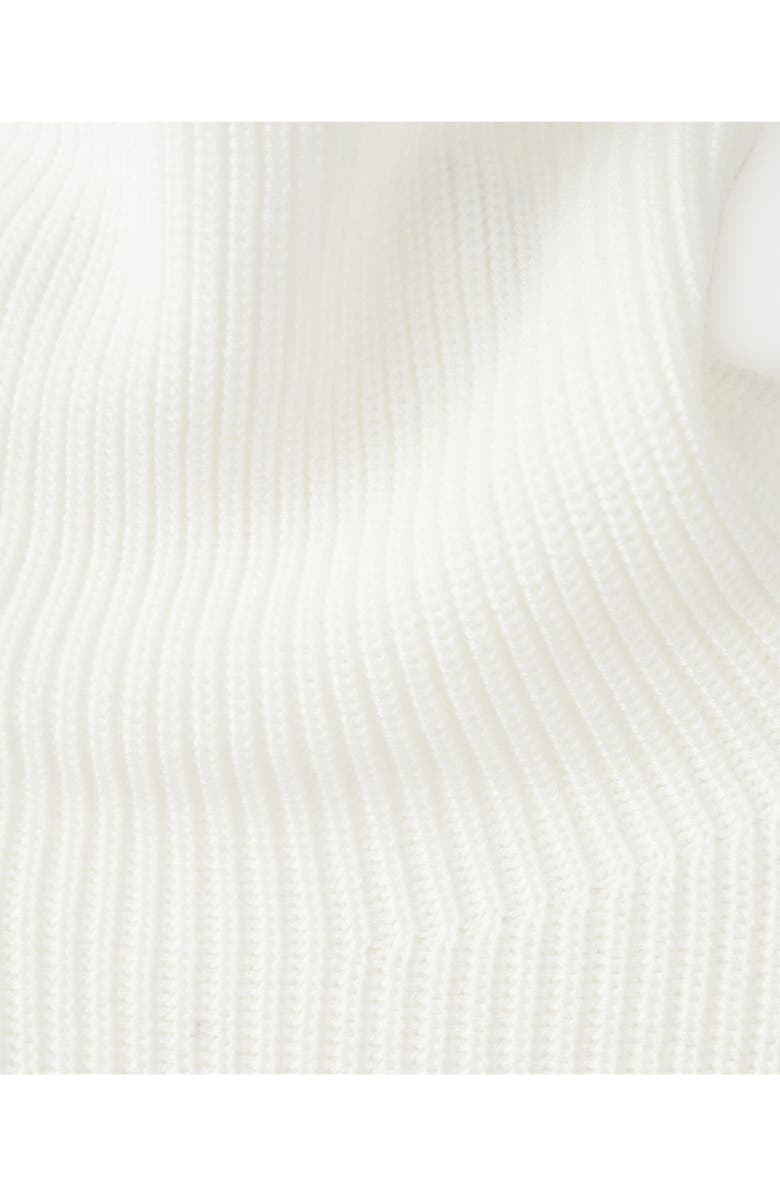 MANGO Bell Sleeve Turtleneck Sweater, Alternate, color, Off White