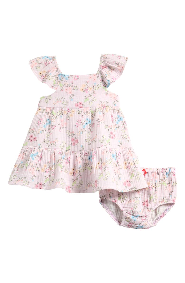 Magnetic Me Emily Cotton Sundress & Bloomers Set, Main, color, 