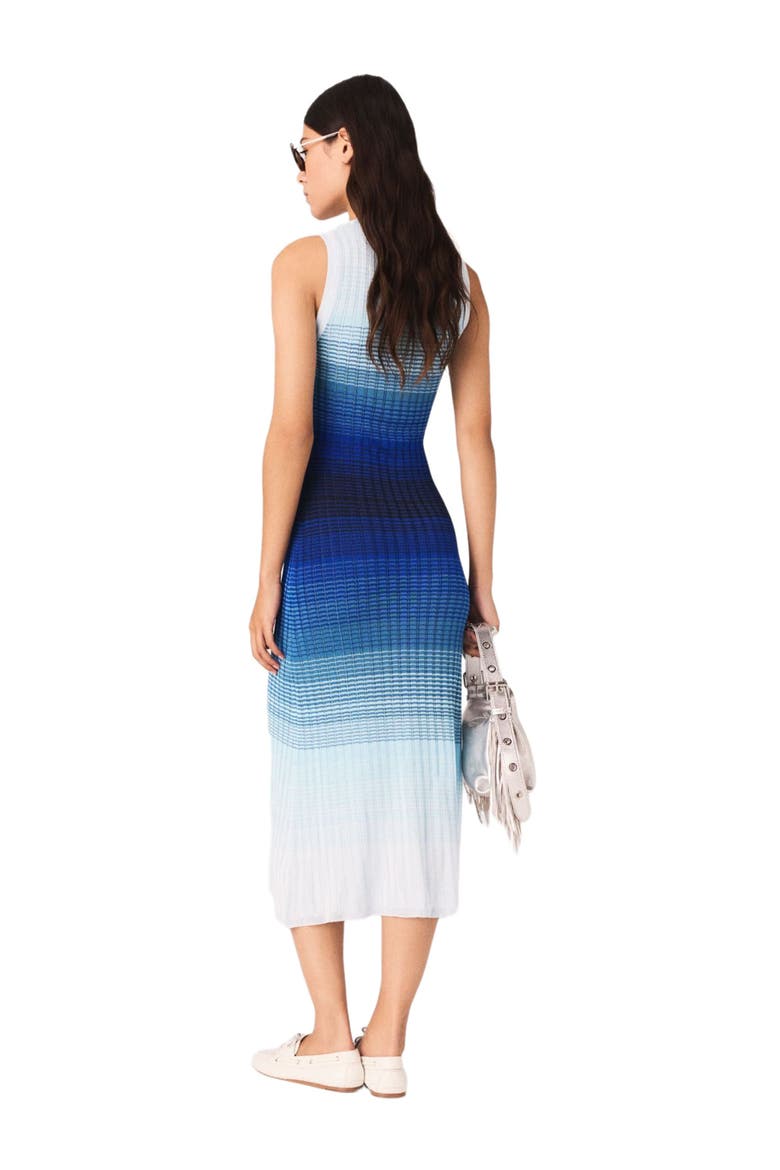 Ombré knit maxi dress, Alternate, color, Blue