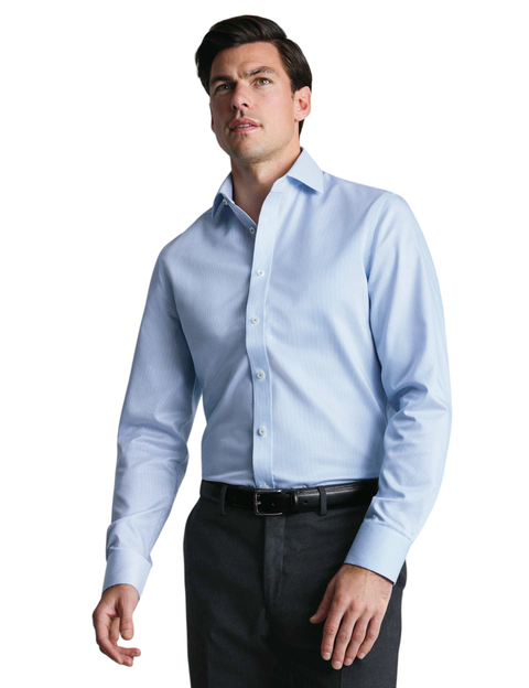 Non-Iron Greenwich Weave Cutaway Shirt