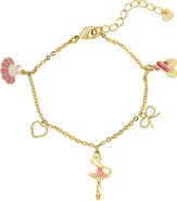 Lily Nily Kids' Ballet Enamel Charm Bracelet