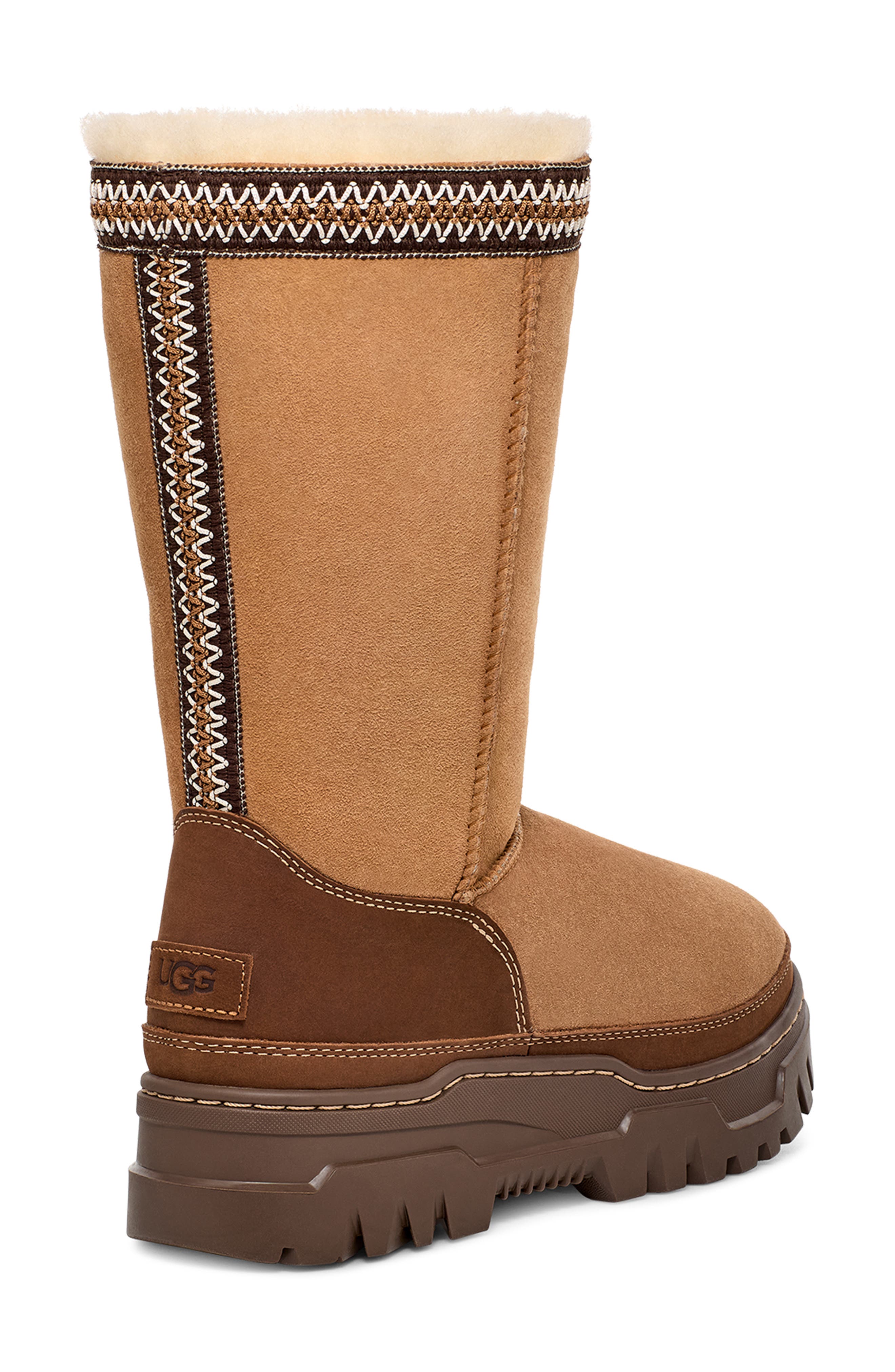 UGG<sup>®</sup> Classic Tall TrailGazer Waterproof Boot, Alternate, color, Che