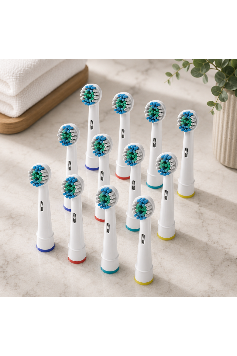 ORAL B Compatible Brush Heads, Alternate, color, White