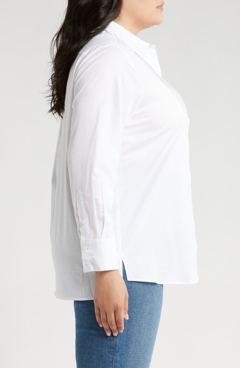 HARSHMAN Kaliyah Pleated Button-Up Shirt, Alternate, color, 