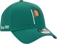 New Era Men's New Era Green San Diego Padres Pin Seeker 9FORTY A-Frame Adjustable Hat