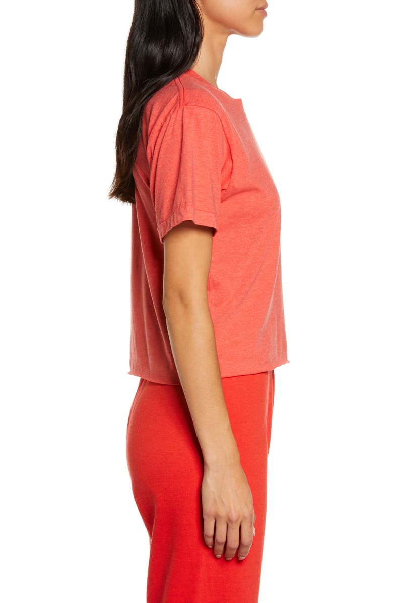 Aviator Nation Heart Embroidered T-Shirt, Alternate, color, Red