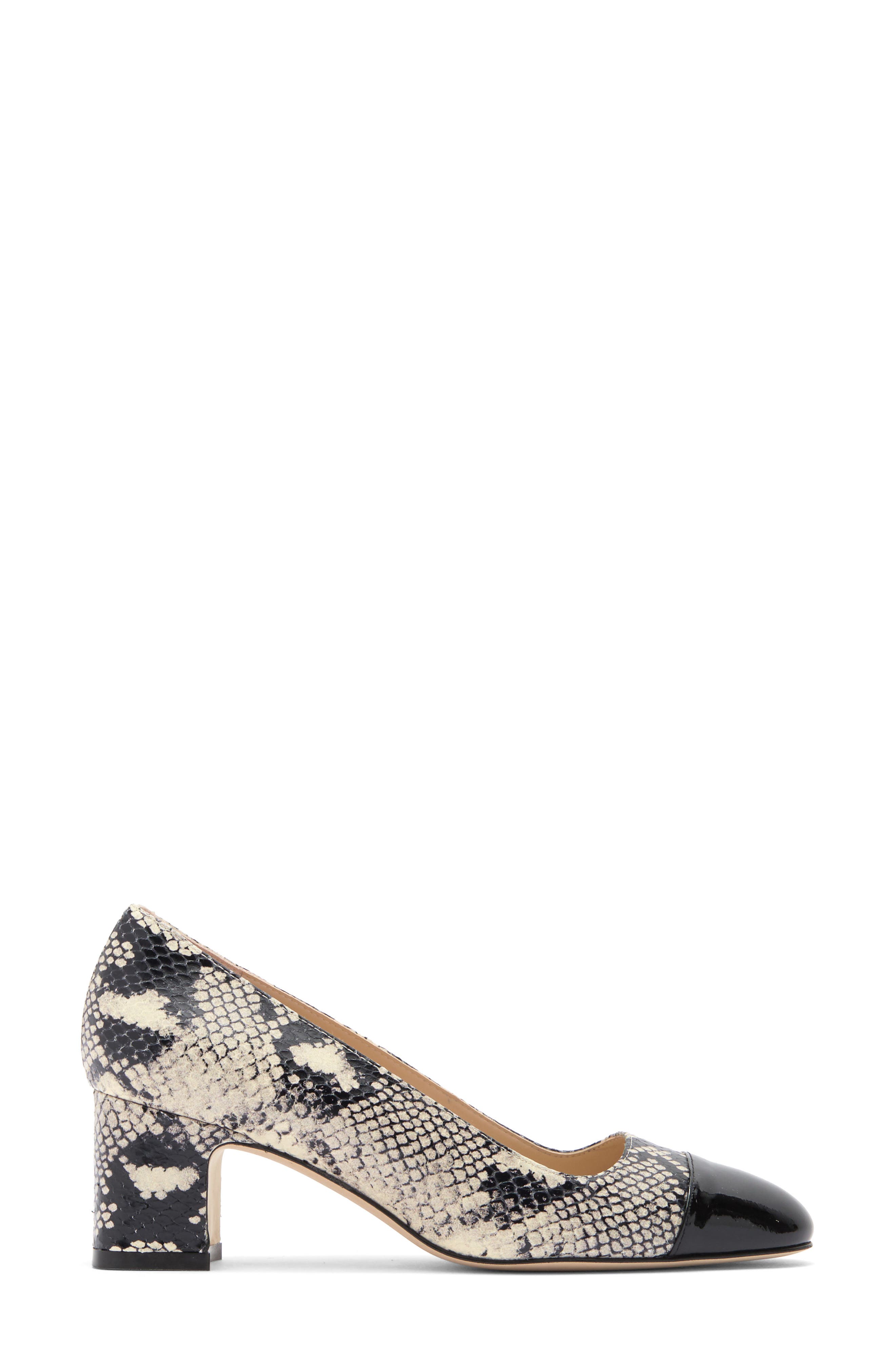 Stuart Weitzman Milla Pump, Alternate, color, Natural/ Black