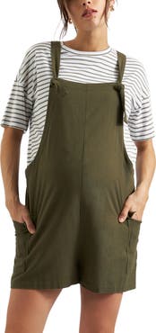 Ripe Maternity Terry Linen Playsuit
